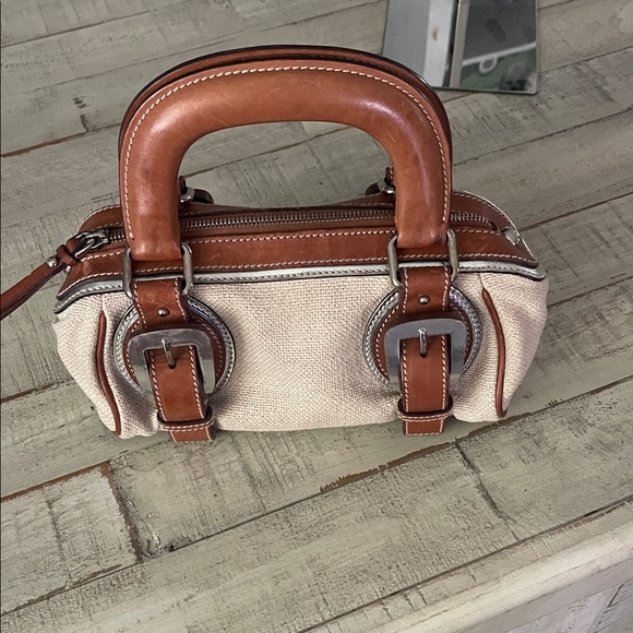Dolce & Gabbana  Tan and Cream Mini Bag - Picture 1 of 12